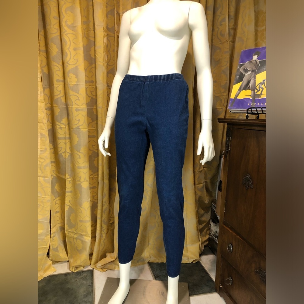 Vintage Northcrest Slim Fit Navy Blue Denim Leggings